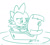 Size: 500x449 | Tagged: safe, artist:scruffytoto, imported from derpibooru, spike, male, monochrome, quill, scroll, solo