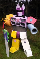 Size: 2432x3515 | Tagged: safe, artist:whiteboygus, imported from derpibooru, human, bronycon, 2014, convention, cosplay, crossover, irl, irl human, mecha, photo, solo