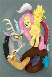 Size: 856x1268 | Tagged: dead source, safe, artist:mickeymonster, artist:mn27, imported from derpibooru, discord, fluttershy