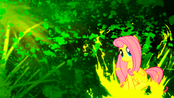 Size: 1920x1080 | Tagged: safe, artist:sgtwaflez, imported from derpibooru, fluttershy, pegasus, pony, female, mare, solo, wallpaper