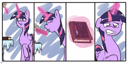 Size: 3000x1500 | Tagged: safe, imported from derpibooru, twilight sparkle, alicorn, pony, bonnie, bonnie (fnaf), exploitable meme, female, five nights at freddy's, mare, meme, twilight sparkle (alicorn), twilight's lost book