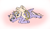 Size: 1196x698 | Tagged: safe, artist:chickenwhite, imported from derpibooru, oc, oc only, oc:chickenwhite, oc:lavender, oc:sepia tone, pegasus, pony, aftercare, bedroom eyes, blushing, bound wings, female, glasses, hug, licking, male, on side, rope, side, smiling, tongue out