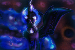 Size: 900x600 | Tagged: safe, artist:pinkietane, imported from derpibooru, nightmare moon, female, solo