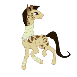 Size: 1024x1024 | Tagged: safe, artist:katlyon, imported from derpibooru, oc, oc only, giraffe, solo