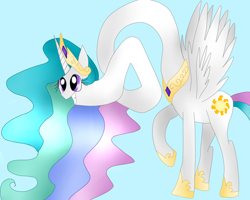 Size: 1500x1200 | Tagged: safe, artist:cooler894961, imported from derpibooru, princess celestia, giraffe, female, solo