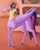 Size: 720x900 | Tagged: safe, artist:sepisnake, imported from derpibooru, twilight sparkle, alicorn, centaur, alitaur, big crown thingy, centaur twilight, female, golden oaks library, magic, quill, solo, twilight sparkle (alicorn)