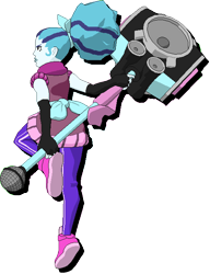 Size: 517x674 | Tagged: safe, imported from derpibooru, sonata dusk, equestria girls, rainbow rocks, crossover, female, lethal league, palette swap, solo, sonata (lethal league)