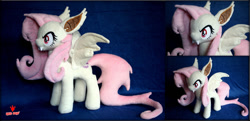 Size: 1024x496 | Tagged: safe, artist:lavim, imported from derpibooru, fluttershy, flutterbat, irl, photo, plushie, solo