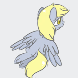 Size: 1024x1024 | Tagged: safe, artist:tokipeach, imported from derpibooru, derpy hooves, pegasus, pony, female, mare, simple background, solo