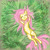 Size: 5000x5000 | Tagged: safe, artist:pwnyville, imported from derpibooru, fluttershy, absurd resolution, eyes closed, female, grass, on back, smiling, solo, wingless