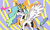 Size: 1153x685 | Tagged: safe, artist:doodledoothedue, imported from derpibooru, princess celestia, cow, female, princess cowlestia, solo, species swap, udder