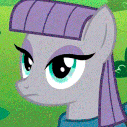 Size: 320x320 | Tagged: safe, imported from derpibooru, maud pie, animated, female, solo, spinning