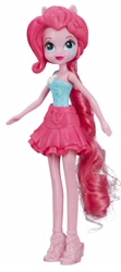 Size: 712x1600 | Tagged: safe, imported from derpibooru, pinkie pie, equestria girls, doll, feet, female, molded hair, official, ponied up, solo, toy