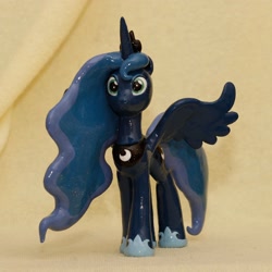 Size: 2998x2998 | Tagged: safe, artist:nightghost-creations, imported from derpibooru, princess luna, clay, irl, photo, sculpture, solo