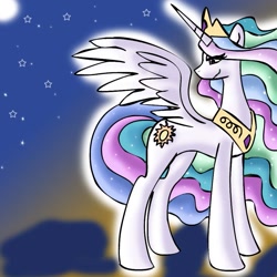 Size: 945x945 | Tagged: safe, artist:mast88, artist:megasweet, imported from derpibooru, princess celestia, female, solo