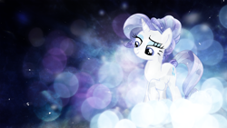 Size: 1920x1080 | Tagged: safe, artist:omniscient-duck, artist:theshadowstone, edit, imported from derpibooru, rarity, crystal pony, pony, unicorn, alternate hairstyle, bubble, crystallized, female, mare, solo, vector, wallpaper, wallpaper edit