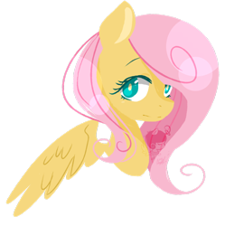 Size: 1280x1283 | Tagged: safe, artist:snow angel, imported from derpibooru, fluttershy, female, portrait, solo, watermark