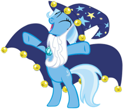 Size: 300x265 | Tagged: safe, imported from derpibooru, star swirl the bearded, trixie, pony, unicorn, fanfic, female, mare, simple background, solo, transparent background