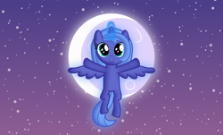 Size: 9953x6000 | Tagged: safe, artist:imageconstructor, imported from derpibooru, princess luna, .svg available, absurd resolution, female, filly, moon, solo, vector, woona, younger