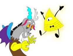 Size: 792x612 | Tagged: safe, imported from derpibooru, discord, bill cipher, gravity falls