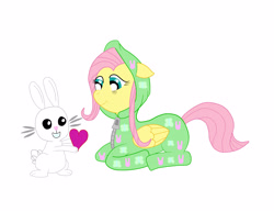 Size: 3300x2550 | Tagged: safe, artist:spellboundcanvas, deleted from derpibooru, imported from derpibooru, angel bunny, fluttershy, footed sleeper