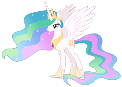 Size: 1058x758 | Tagged: safe, artist:ezidze, artist:shizow, imported from derpibooru, princess celestia, pony, female, mare, simple background, solo, transparent background, vector