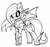 Size: 799x751 | Tagged: safe, artist:tinker-tock, imported from derpibooru, fluttershy, pony, robot, robot pony, female, flutterbot, monochrome, roboticization, solo