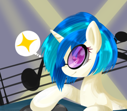 Size: 1000x874 | Tagged: safe, artist:snow angel, imported from derpibooru, dj pon-3, vinyl scratch, female, glasses, solo