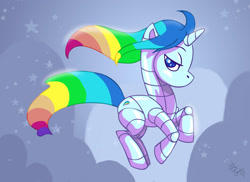 Size: 1024x745 | Tagged: safe, artist:zealousceles, imported from derpibooru, pony, crossover, ponified, robot unicorn attack, solo