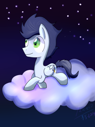 Size: 1024x1365 | Tagged: safe, artist:yaaaco, artist:yaco, imported from derpibooru, soarin', male, old cutie mark, solo