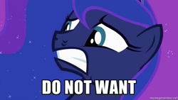 Size: 993x559 | Tagged: safe, imported from derpibooru, princess luna, do not want, image macro, meme