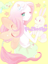 Size: 708x944 | Tagged: safe, artist:7, imported from derpibooru, fluttershy, equestria girls, female, pixiv, solo