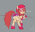 Size: 1400x1300 | Tagged: safe, artist:godofsteak, imported from derpibooru, oc, oc only, oc:morning light, baka, blushing, butt, christmas, plot, tail bow, tsundere