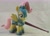Size: 2945x2145 | Tagged: safe, artist:gryphyn-bloodheart, imported from derpibooru, fluttershy, pegasus, pony, armor, brushable, commission, crystal guard armor, custom, customized toy, irl, jousting, jousting outfit, lance, photo, sculpted, toy