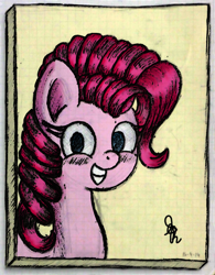 Size: 2304x2954 | Tagged: safe, artist:santiago0593, imported from derpibooru, pinkie pie, pony, female, painting, portrait, solo