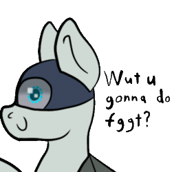 Size: 500x500 | Tagged: safe, artist:pj-nsfw, artist:scramjet747, imported from derpibooru, oc, oc only, oc:scramjet, original species, plane pony, pony, animated, dialogue, plane, simple background, solo, transparent background, vulgar