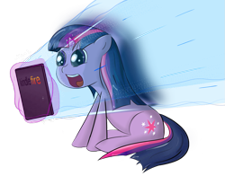 Size: 1083x850 | Tagged: safe, artist:wripple, imported from derpibooru, twilight sparkle, pony, female, kindle, solo