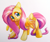 Size: 965x817 | Tagged: safe, artist:dawnfire, imported from derpibooru, fluttershy, colored pupils, female, solo, traditional art