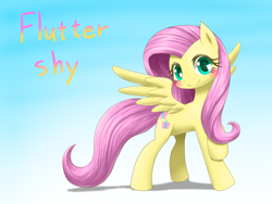 Size: 1000x750 | Tagged: safe, artist:hashioaryut, imported from derpibooru, fluttershy, pegasus, pony, female, mare, pixiv, solo