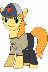 Size: 669x1000 | Tagged: safe, artist:blondenobody, imported from derpibooru, braeburn, clothes, crossover, ellis, left 4 dead, left 4 dead 2