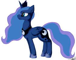 Size: 1100x866 | Tagged: safe, artist:freeze-pop88, imported from derpibooru, princess luna, female, solo