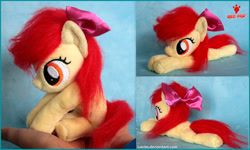 Size: 1024x614 | Tagged: safe, artist:lavim, imported from derpibooru, apple bloom, irl, photo, plushie, solo