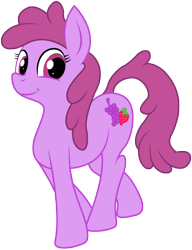 Size: 3742x4876 | Tagged: safe, artist:kooner-cz, artist:swaetshrit, imported from derpibooru, berry punch, berryshine, earth pony, pony, colored, female, looking at you, simple background, solo, transparent background, vector