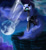 Size: 768x835 | Tagged: safe, artist:anna-krylova, imported from derpibooru, nightmare moon, female, magic, moon, night, solo