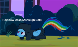 Size: 910x549 | Tagged: safe, imported from derpibooru, rainbow dash, konami, metal gear, sneaking suit, text