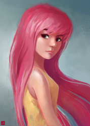 Size: 1500x2103 | Tagged: safe, artist:ajvl, imported from derpibooru, fluttershy, human, female, humanized, solo