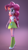 Size: 864x1536 | Tagged: safe, artist:creatorofpony, imported from derpibooru, fluttershy, pinkie pie, equestria girls, /mlp/, 3d, 3d model, blender, boots, clothes, female, high heel boots, pinkie pie boots, rubber boots, shoes, skirt, solo, tanktop