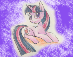 Size: 700x550 | Tagged: safe, artist:hiji riya, imported from derpibooru, twilight sparkle, female, pixiv, solo, traditional art