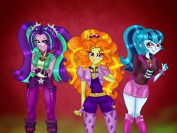 Size: 640x480 | Tagged: safe, artist:tinacrazy29, imported from derpibooru, adagio dazzle, aria blaze, sonata dusk, equestria girls, trio