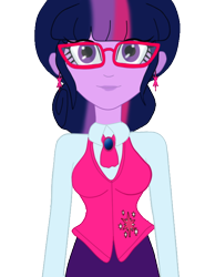 Size: 534x720 | Tagged: safe, imported from derpibooru, sci-twi, twilight sparkle, equestria girls, breasts, female, glasses, older, older sci-twi, older twilight, simple background, transparent background, vector, vice principal sparkle, vice principal twilight